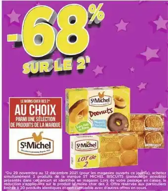Géant Casino Produits De La Marque St Michel offre