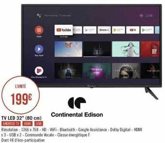 Géant Casino Tv Led 32 offre