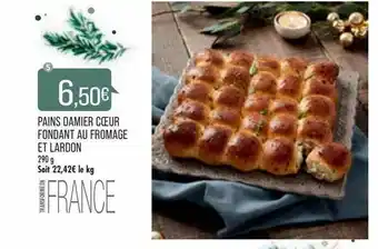 Match Pains Damier Cœur Fondant Au Fromage Et Lardon offre