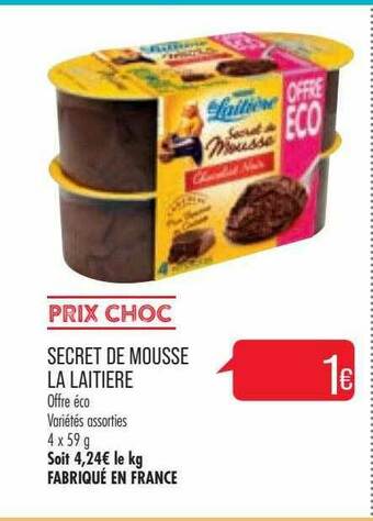 Match Secret De Mousse La Laitière offre