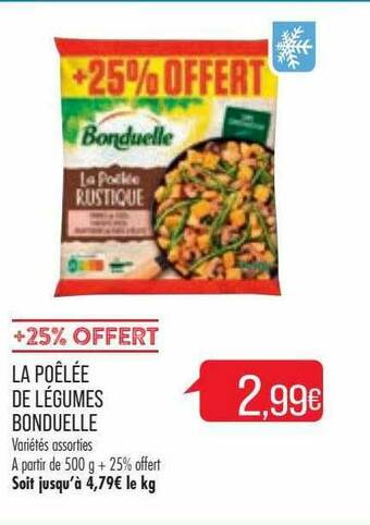 Match La Poêlée De Légumes Bonduelle offre