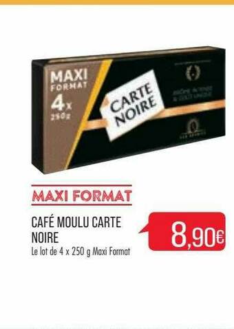 Café Moulu Carte Noire