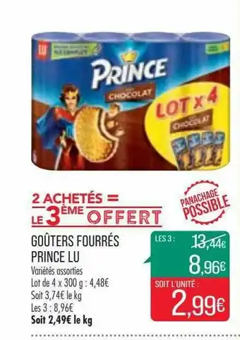 Goûters Fourrés Prince Lu