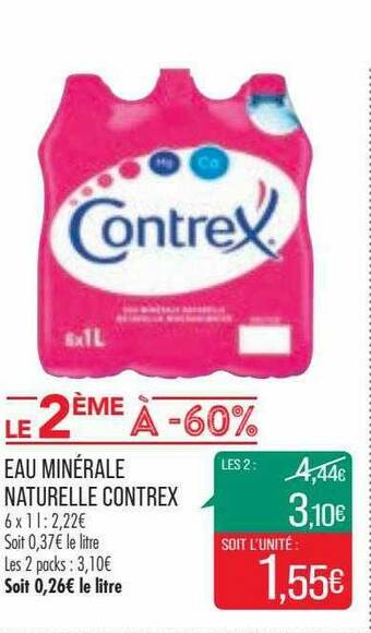 Eau Minérale Naturelle Contrex
