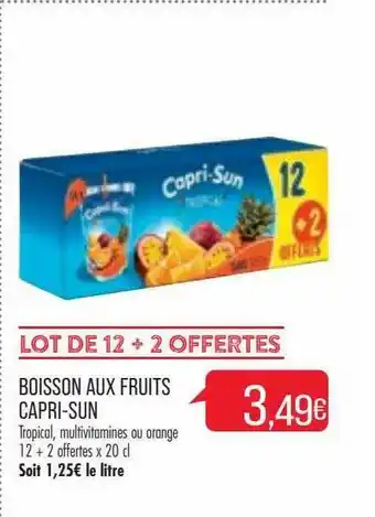 Match Boisson Aux Fruits Capri-sun offre