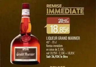 Match Liqueur Grand Marnier offre