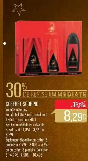 Match Coffret Scorpio offre