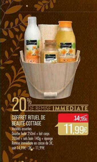 Coffret Rituel De Beauté Cottage