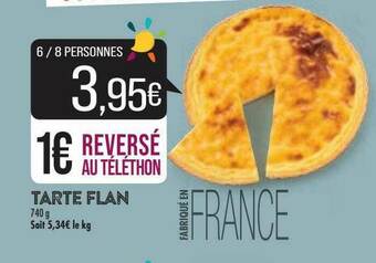 Match Tarte Flan offre