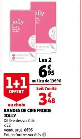 Bandes de cire froide Jolly