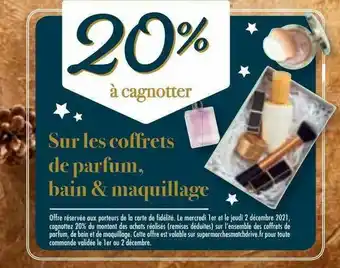 Match Coffrets De Parfum, Bain & Maquillage offre