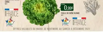 Match Feuille De Chêne Blonde offre