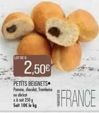 Match Petits Beignets offre