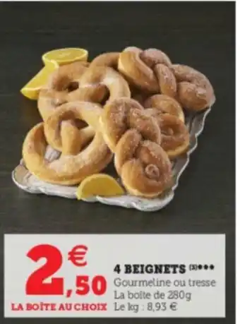 Super U 4 Beignets offre