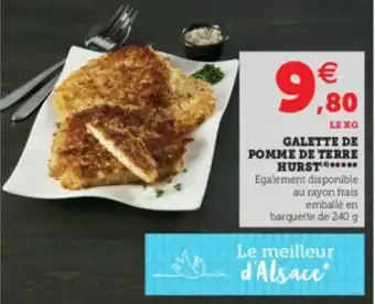 Super U Galette de Pomme de Terre Hurst offre