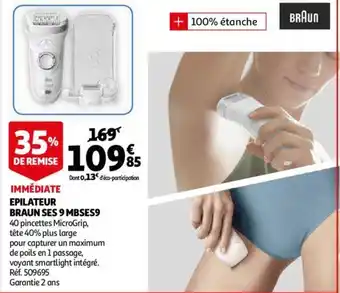 Epilateur braun SES 9 MBSES9