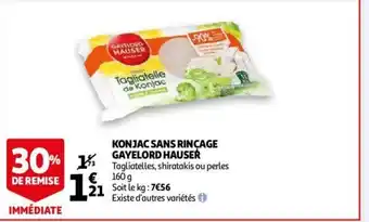 Konjac Sans Rinçage Gayelord Hauser