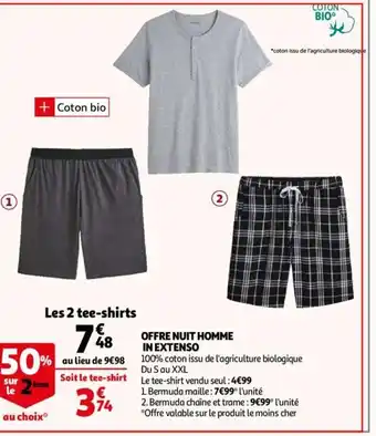 Auchan Offre Nuit Homme in Extenso offre