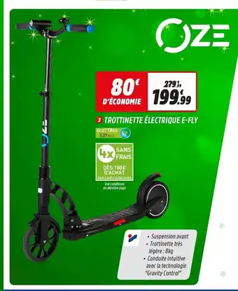 Intersport Trottinette Electrique E-Fly offre
