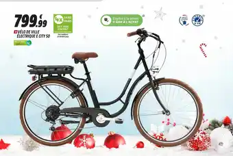 Intersport Vélo De Ville Electrique E City 50 offre
