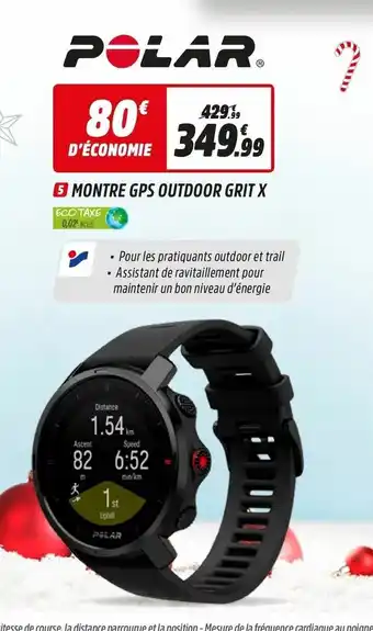 Intersport Montre GPS Outdoor Grit X offre