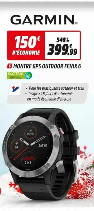 Montre GPS Outdoor Fenix 6