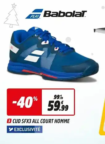 Intersport Cud SFX3 All Court Homme offre