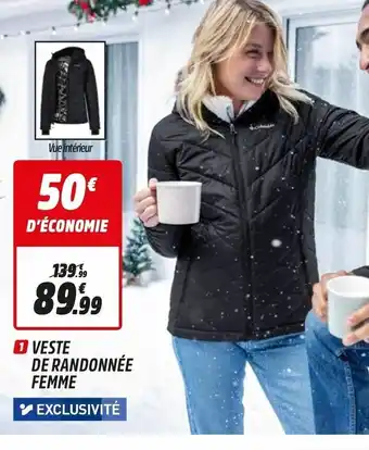 Intersport Veste De Randonnée Femme offre