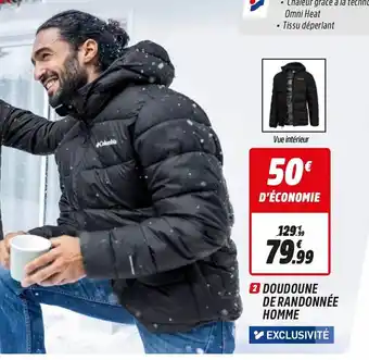 Intersport Doudoune De Randonnée Homme offre