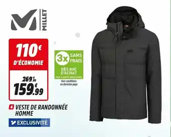 Intersport Veste De Randonnée Homme offre