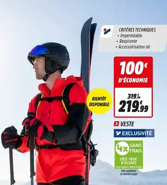 Intersport Veste offre