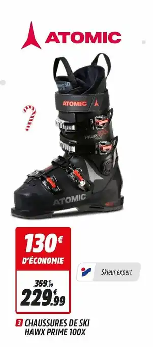 Intersport Chaussures De Ski Hawk Prime 100X offre