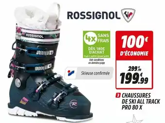 Intersport Chaussures De Skil ALL Track Pro 80 X offre