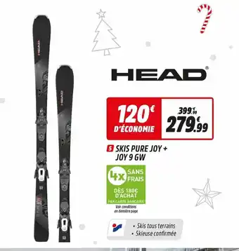 Skis Pure Joy + Joy 9 Gw