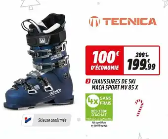 Intersport Chaussures De Ski Mach Sport Mv 85 X offre