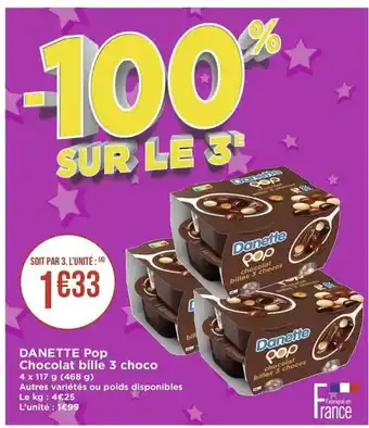 Danette Pop Chocolat Bille 3 Choco