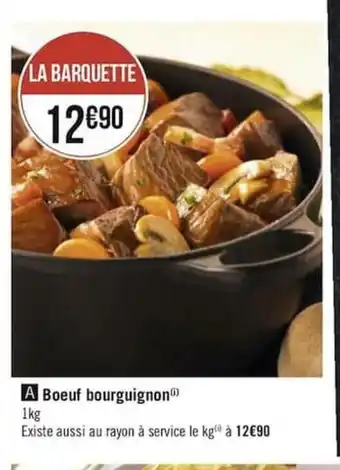 Géant Casino Boeuf Bourguignon offre