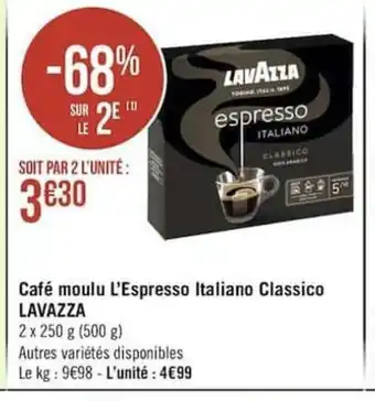 Café Moulu L'Espresso Italiano Classico Lavazza