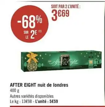 Géant Casino After Eight Nuit De Londres offre