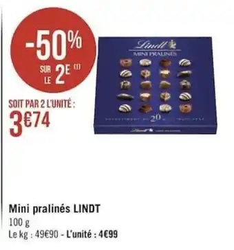 Mini Pralinés LINDT
