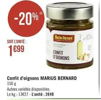 Confits D'Oignons Marius Bernard