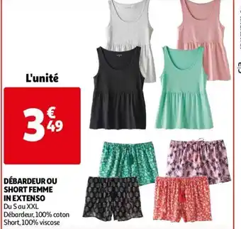 Auchan Debardeur ou Short Femme offre