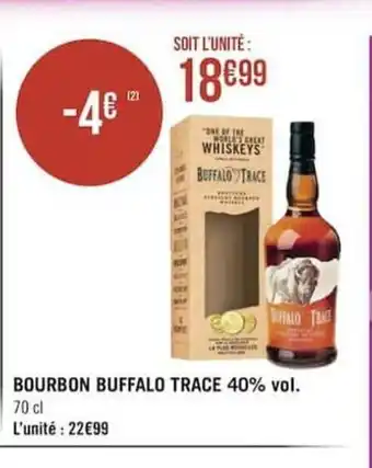 Géant Casino Bourbon Buffalo Trace 40% Vol. offre