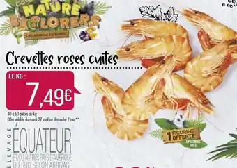 Match Crevettes roses cuites offre