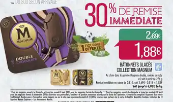 Match Bâtonnets Glacés Collection Magnum offre