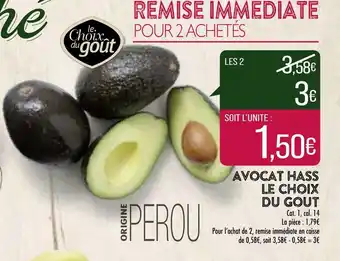 Match Avocat Hass Le Choix Du Gout offre