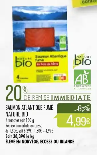 Saumon Atlantique fuméNature Bio