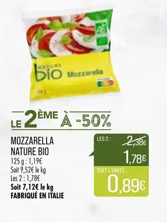 Match Mozzarella Nature offre