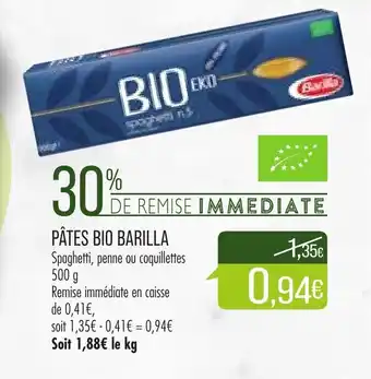 Match Pâtes Bio Barilla offre