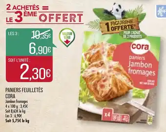 Paniers feuilletés Cora